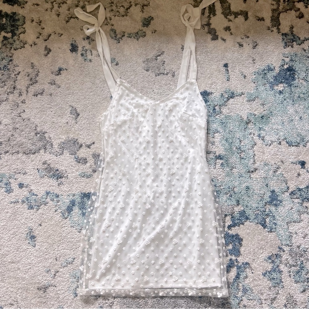 Francesca’s White Mini Dress